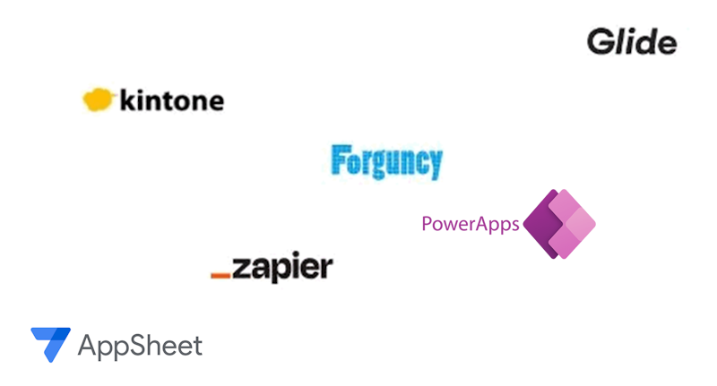 人気のノーコード／ローコードツールを比較してみた
